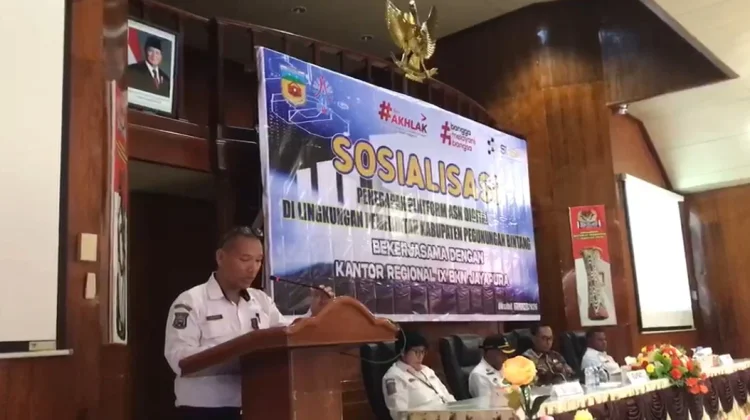Kegiatan Sosialisasi Platform ASN Digital  Dibuka Oleh Bupati Pegubin