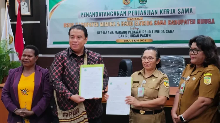 RSUD Nduga dan RSUD Mimika Jalin Kerja Sama Magang dan Rujukan Pasien