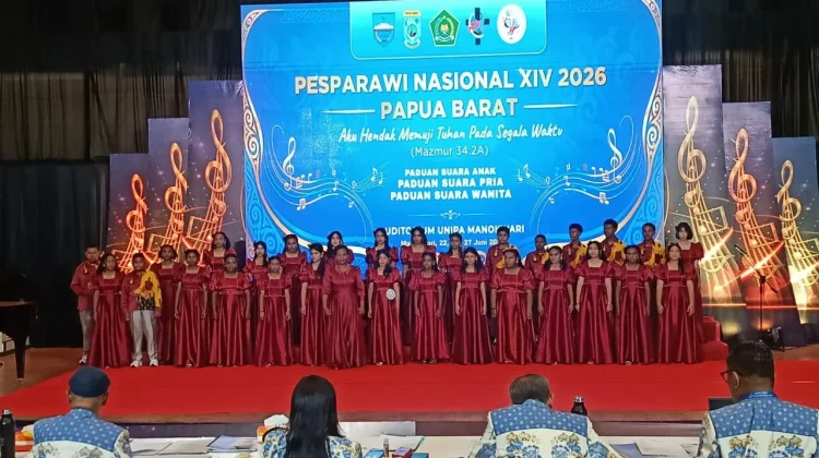 Kontingen Pesparawi Papua Pegunungan Tampil Gemilang di 4 Kategori Nasional