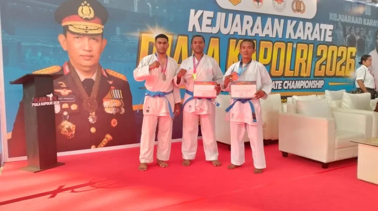Karate Bhayangkara Presisi Polda Papua Raih 4 Medali di Kejurnas Piala Kapolri