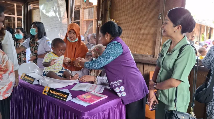 Ketua TP PKK Jayawijaya: Keluarga Sehat Berawal dari Posyandu