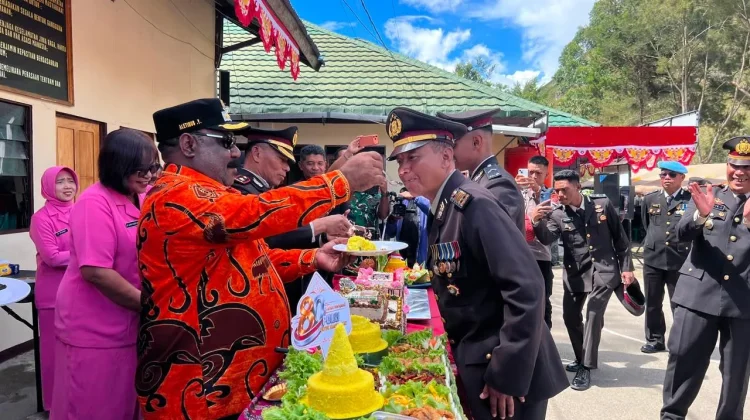 Polres Lanny Jaya Rayakan HUT Bhayangkara ke-80, Kamtibmas Kondusif