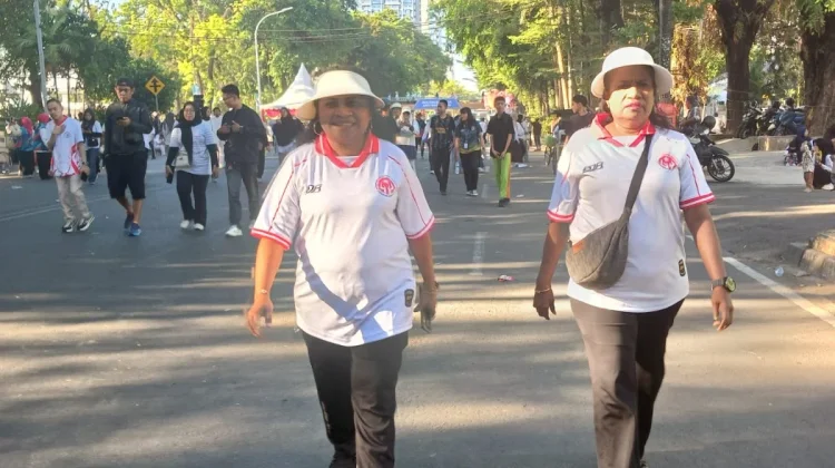 Ketua TP PKK Jayawijaya Siap Terapkan Semangat Jalan Sehat Anti Mager di Daerah