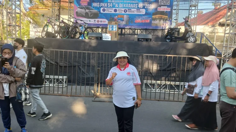 Ketua TP PKK Jayawijaya Siap Terapkan Semangat Jalan Sehat Anti Mager di Daerah