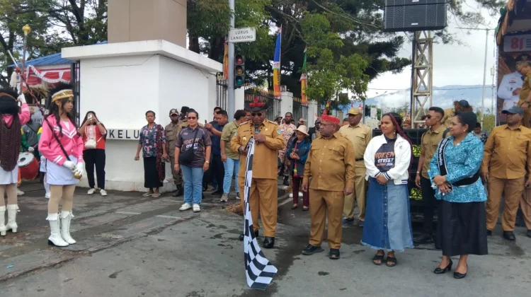 Bupati Jayawijaya Buka Karnaval Budaya Nusantara