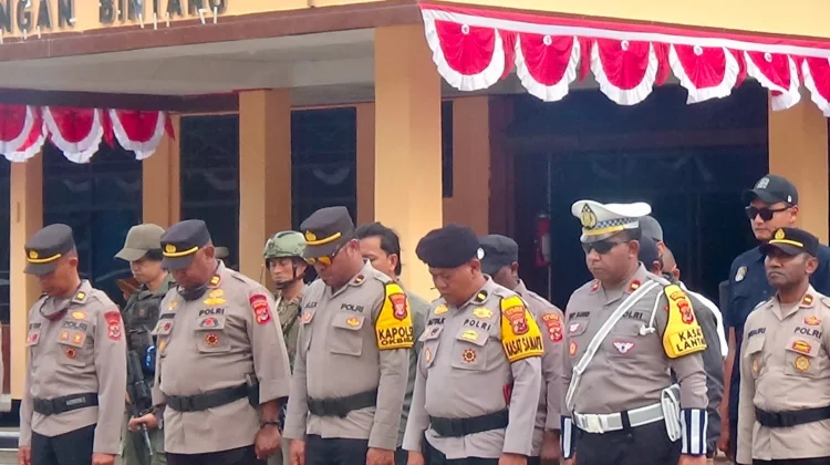 Jelang HUT RI ke- 81, Kapolres Pegunungan Bintang Gelar Patroli