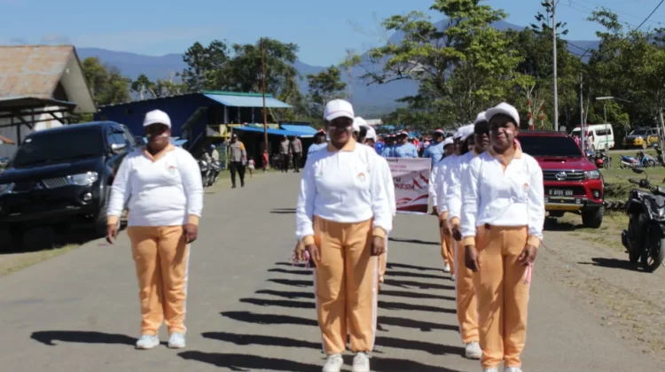 Kegiatan Lomba Jalan Santai Yang Diselenggarakan Oleh DWP Pegubin