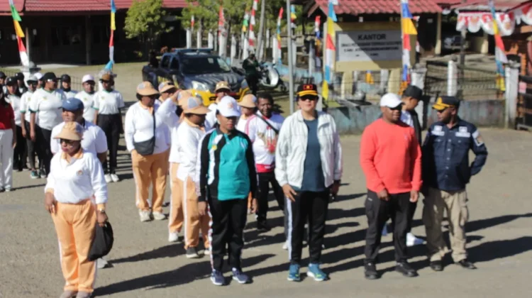Kegiatan Lomba Jalan Santai Yang Diselenggarakan Oleh DWP Pegubin