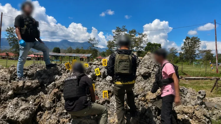Polisi Temukan 10 Selongsong Peluru di Lokasi Penembakan Polsek Asologaima
