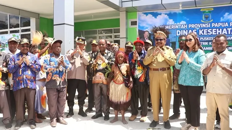 Gubernur Papua Pegunungan Resmikan Puskesmas Uganda di Distrik Kelila