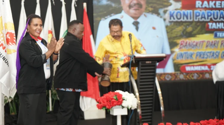 Raker Perdana KONI, John Tabo Tekankan Pembinaan Atlet dari Kabupaten