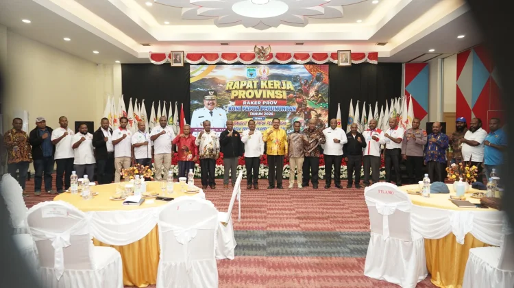 Raker Perdana KONI, John Tabo Tekankan Pembinaan Atlet dari Kabupaten