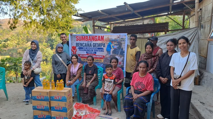 Bantuan Dari Masyarakat Pegunungan Bintang Untuk Gempa NTT