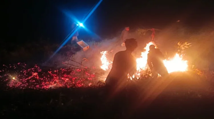 Pos Ramil 1715-04 Okbibab di Pegunungan Bintang Ludes Terbakar