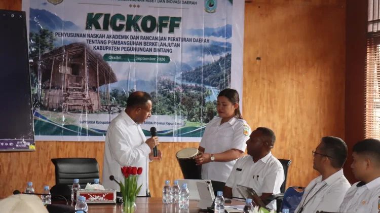 Bupati Pegubin Membuka Kegiatan Kickoff Penyusunan Naskah Akademik Dan Ranperda