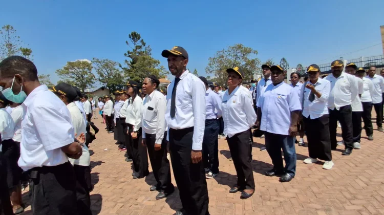 Ratusan CPNS Tak Hadir Apel, Bupati Jayawijaya Tegaskan Kedisiplinan