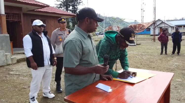 Apel Dan Penandatangan Kesepakatan Larangan Hiburan Malam Di Oksibil