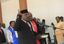 Bupati Lanny Jaya Lantik Tendien Wenda sebagai Sekda Definitif