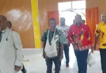 Pentabisan Gedung ibadah Dan Pengukuhan Badan Pekerja  Klasis Kiwi Pegubin