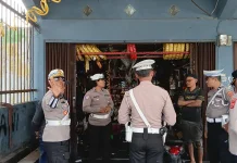 Satlantas Polres Jayawijaya Sosialisasikan Larangan Penjualan Knalpot Racing