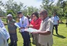 BPN Jayawijaya dan PN Wamena Periksa Lokasi Sengketa Perdata