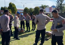 Propam Polres Jayawijaya Gelar Gaktibplin, Tiga Personel Langgar Sikap Tampang