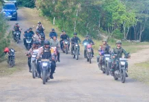 Jelang HUT RI ke- 81, Kapolres Pegunungan Bintang Gelar Patroli
