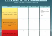 Peringatan Dini Cuaca Wilayah Papua Pegunungan