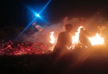 Pos Ramil 1715-04 Okbibab di Pegunungan Bintang Ludes Terbakar