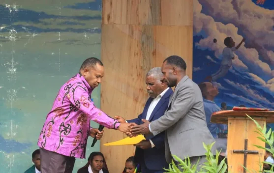 Pemerintah Papua Pegunungan Hadiri HUT ke-69 Injil Masuk di Wodlega