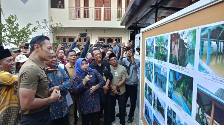 AHY Sebut Kampung Mrican Sleman Jadi Percontohan Penataan Kawasan Kumuh