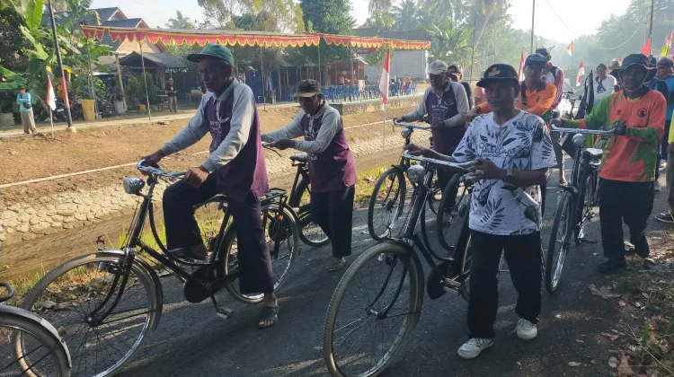 Ratusan Pecinta Sepeda Tua Ikuti Ngonthel Bareng
