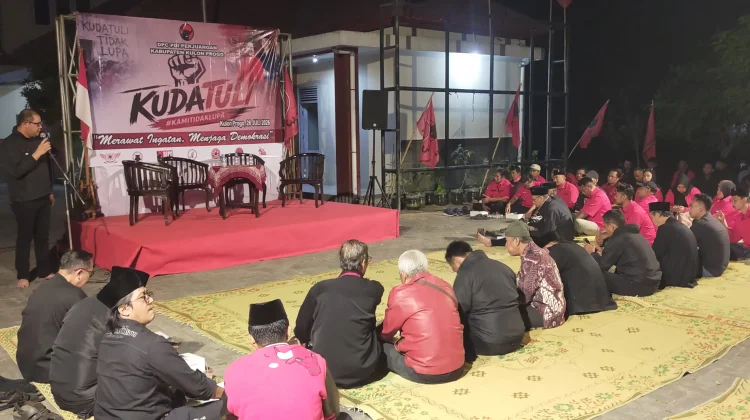 DPC PDIP Kulon Progo Gelar Malam Renungan Kudatuli