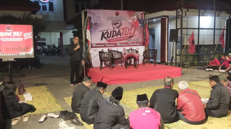 DPC PDIP Kulon Progo Gelar Malam Renungan Kudatuli