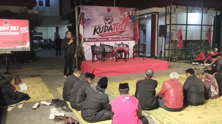 DPC PDIP Kulon Progo Gelar Malam Renungan Kudatuli