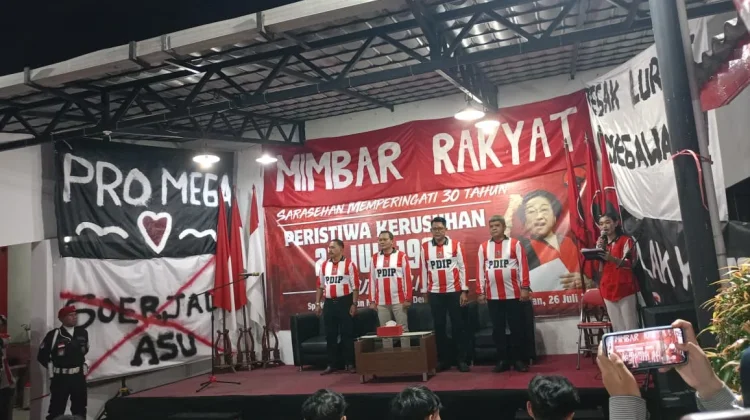 PDIP Gandeng Ratusan Anak Muda, Ingatkan Pentingnya Sejarah “Kudatuli”
