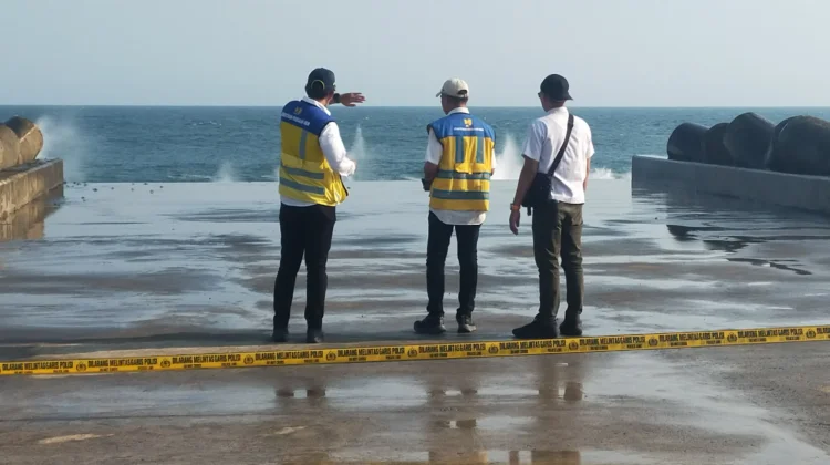 Balai Besar Wilayah Sungai Serayu Opak Tinjau Kerusakan Bangunan Jetty Bogowonto