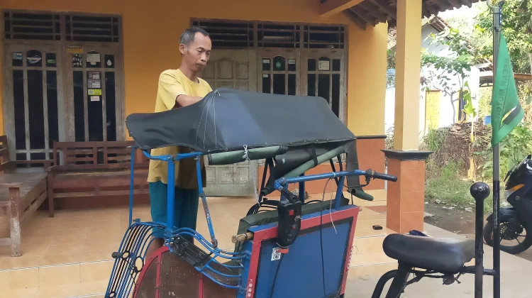 Membingungkan, Seorang Tukang Becak dari Kulon Progo Masuk Desil 9