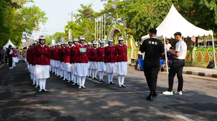 Puluhan Peserta Ikuti Lomba Baris Berbaris di Kulon Progo