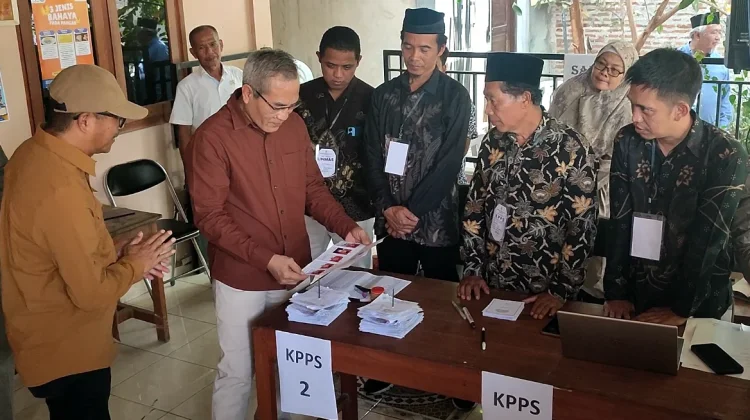 Pantau Pilur Serentak, Bupati Bantul Ajak Warga Hormati Perbedaan Pilihan