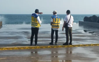 Balai Besar Wilayah Sungai Serayu Opak Tinjau Kerusakan Bangunan Jetty Bogowonto