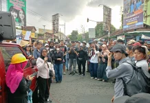 Suarakan Aspirasi, Mahasiswa Yogyakarta Turun ke Jalan