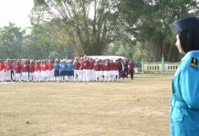 Puluhan Peserta Ikuti Lomba Baris Berbaris di Kulon Progo
