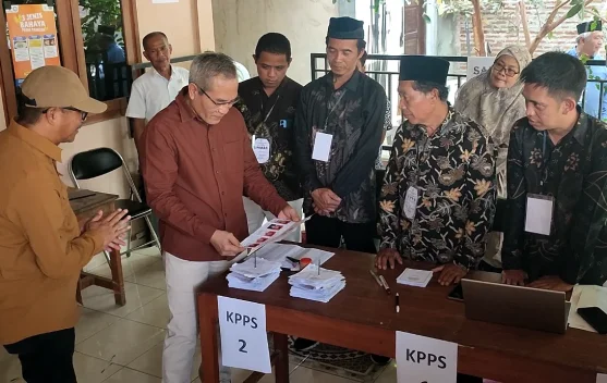 Pantau Pilur Serentak, Bupati Bantul Ajak Warga Hormati Perbedaan Pilihan