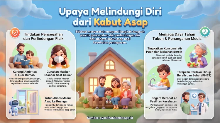 Upaya Melindungi Diri dari Asap Karhutla