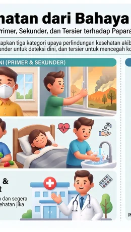 Tips Lindungi Kesehatan dari Asap Karhutla