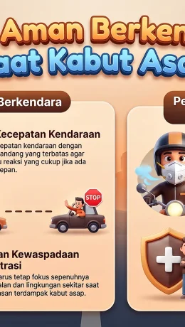 Tips Aman Berkendara saat Kabut Asap