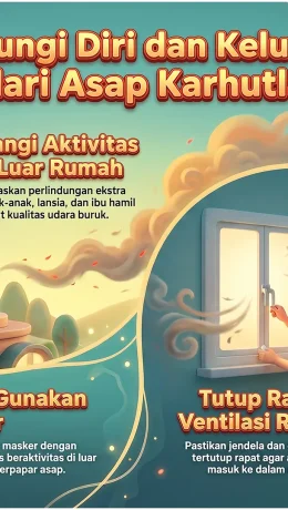 Lindungi Diri dan Keluarga dari Kabut Asap Karhutla