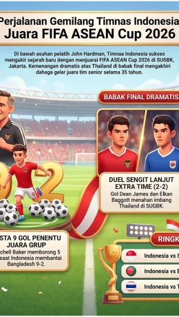 Timnas Indonesia Juara Perdana FIFA ASEAN Cup
