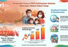 Dinas Kesehatan Kalimantan Selatan Catat 27.738 Kasus ISPA